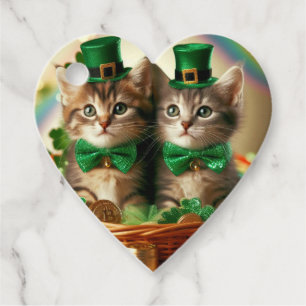 Etiquetas Para Recuerdos Gatitos irlandeses de Tabby