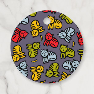 Etiquetas Para Recuerdos Gatos más bananas