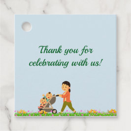 Etiquetas Para Recuerdos Gemelos- Uno más uno es el doble de divertido