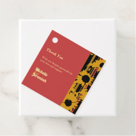 Etiquetas Para Recuerdos Girasol Verano Dorado Rojo Boda Agradecimiento