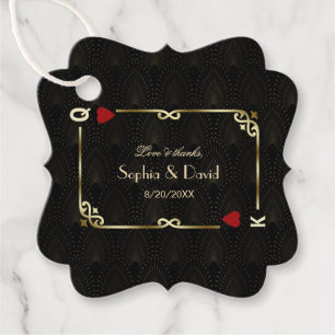Etiquetas Para Recuerdos Glam Gatsby Casino Las Vegas Poker Boda