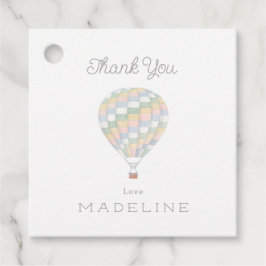 Etiquetas Para Recuerdos globo de aire caliente de colcha de agua Baby Show