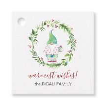 Gnome de Navidades de acuarela