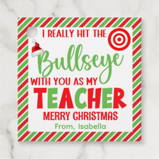 Etiquetas Para Recuerdos Golpear A Los Navidades De Bullseye