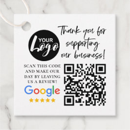 Etiquetas Para Recuerdos Google Reviews Gracias al logotipo QR Code