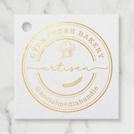Etiquetas Para Recuerdos Gorra de Chef del Artisan Baker Bakery