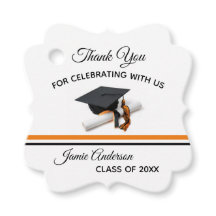 Gorra negra y Naranja | Graduación