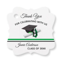 Gorra y talla negra y verde | Graduación