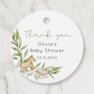 Etiquetas Para Recuerdos Gracias a Baby Shower ruso neutral de género