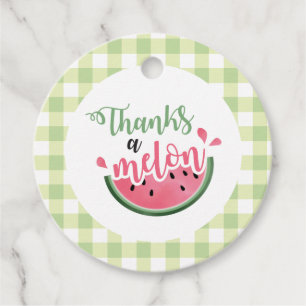 Etiquetas Para Recuerdos Gracias a Melon Watermelon por su primer cumpleaño