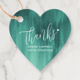 Etiquetas Para Recuerdos Gracias al favor de una boda abstracta de color ve