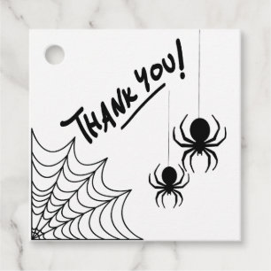 Etiquetas Para Recuerdos Gracias, araña