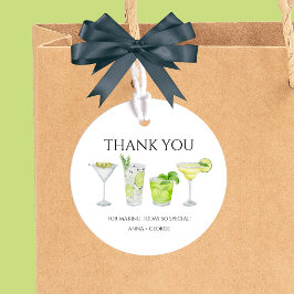 Etiquetas Para Recuerdos Gracias Cóctel Margarita para Despedida de Soltera