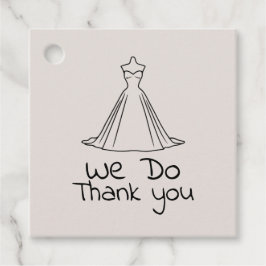 Etiquetas Para Recuerdos Gracias Colección de Silhouette para ropa de Boda