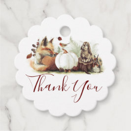 Etiquetas Para Recuerdos Gracias fiesta de cumpleaños otoño