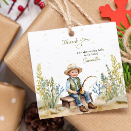 Etiquetas Para Recuerdos Gracias Fisherman's Derby Baby Shower