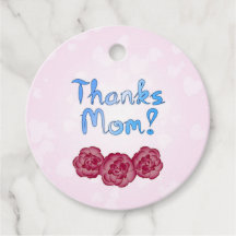 Gracias mamá con flores de clavel por el Día de la