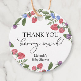 Etiquetas Para Recuerdos Gracias Mucho Berry Ducha