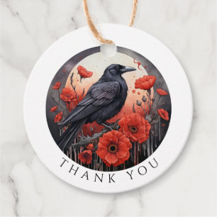 Etiquetas Para Recuerdos Gracias Pegatinas de regalo Flores de pájaros