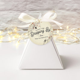 Etiquetas Para Recuerdos Gracias Por Abandonar La Fiesta De Halloween