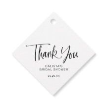 Gracias por caligrafía Script Bridal Shower