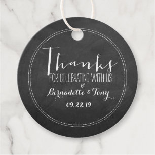 Etiquetas Para Recuerdos ¡Gracias Por Celebrarnos Con Nosotros! Boda Gracia