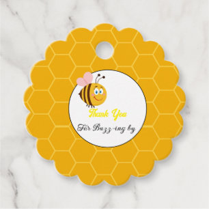 Etiquetas Para Recuerdos Gracias por hacer ruido, fiesta de temas de abejas
