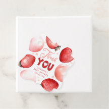 Gracias por la fresa roja y rosa