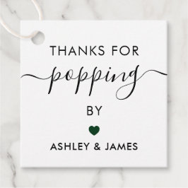Etiquetas Para Recuerdos Gracias por pasar por aquí Etiquetas, Boda Verde b
