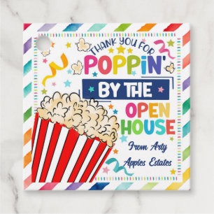 Etiquetas Para Recuerdos gracias por poppin por el inmueble open house