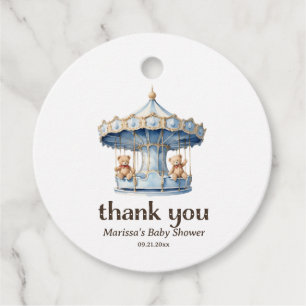 Etiquetas Para Recuerdos Gracias Teddy Bear Twin Boy Baby Shower