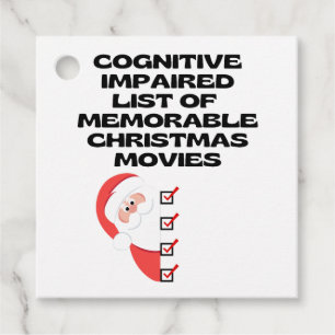 Etiquetas Para Recuerdos Graciosa lista de películas de Navidades cognitivo