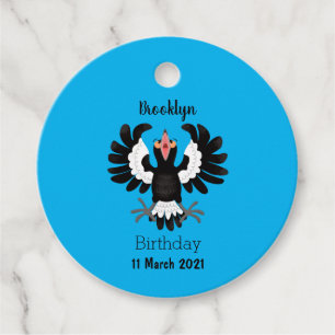 Etiquetas Para Recuerdos Gracioso ilustracion de personalizado magpie austr