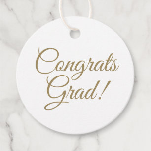 Etiquetas Para Recuerdos Grado de felicitación oro guión elegante graduació