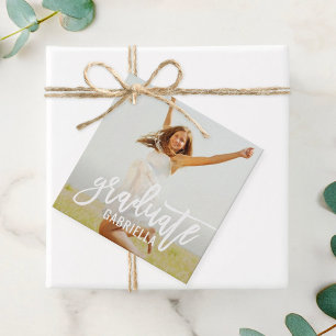Etiquetas Para Recuerdos Graduación de fotografía personalizada de grado mo