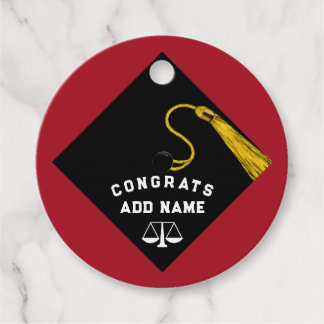 Etiquetas Para Recuerdos Graduación de la Facultad de Derecho