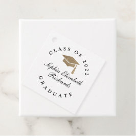 Etiquetas Para Recuerdos Graduación de Letra Clásica