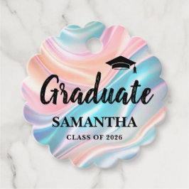 Etiquetas Para Recuerdos Graduación Moderna