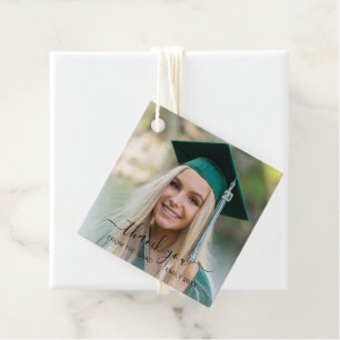 Etiquetas Para Recuerdos Graduación moderna de fotografía elegante