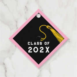 Etiquetas Para Recuerdos Graduación rosa