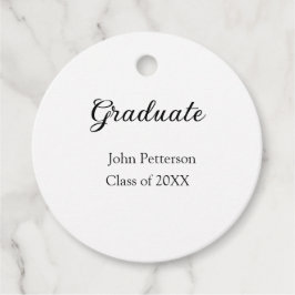 Etiquetas Para Recuerdos Graduado de 20XX graduación mínima simple