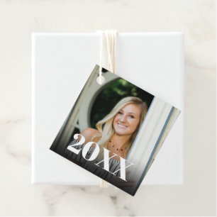 Etiquetas Para Recuerdos Graduation Gift Tag, Clase de 2022, Foto