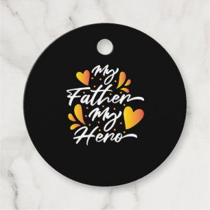 Etiquetas Para Recuerdos Grandpa Gift My Father My Hero