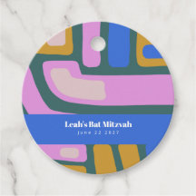 Groovy Colorful Abstract Blue Personalizado Bat Mi