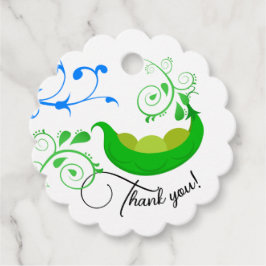 Etiquetas Para Recuerdos Guisantes Cuidados En Un Pod Triplets Green Gracia