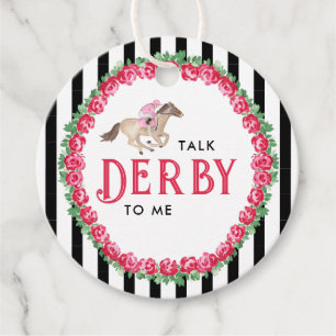 Etiquetas Para Recuerdos Hablar de Derby conmigo Carrera de caballos Derb