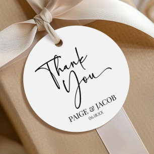 Etiquetas Para Recuerdos Hacemos Boda Minimalista mínimo clásico-moderno