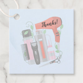 Etiquetas Para Recuerdos Hairstyling Tools Design Favor Card