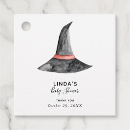 Etiquetas Para Recuerdos Halloween Bebé ducha bruja gorra simple elegante