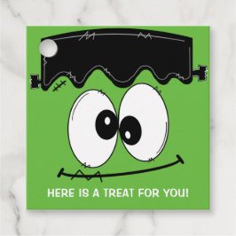 Etiquetas Para Recuerdos Halloween de la Fiesta de Cumpleaños de Frankenste